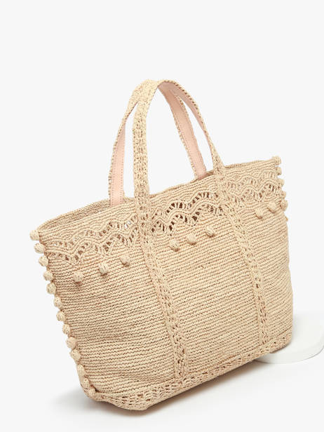 Sac Porté épaule Cabas Vanessa bruno Beige cabas 39V40414 vue secondaire 2