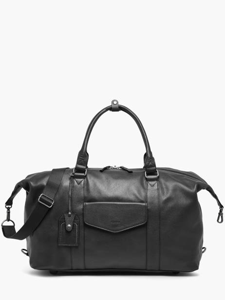 Leather Cabin Duffle Flandres Etrier Black flandres EFLA9910