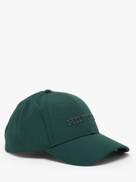 Casquette Tommy hilfiger Vert th monotype AM12043 vue secondaire 1