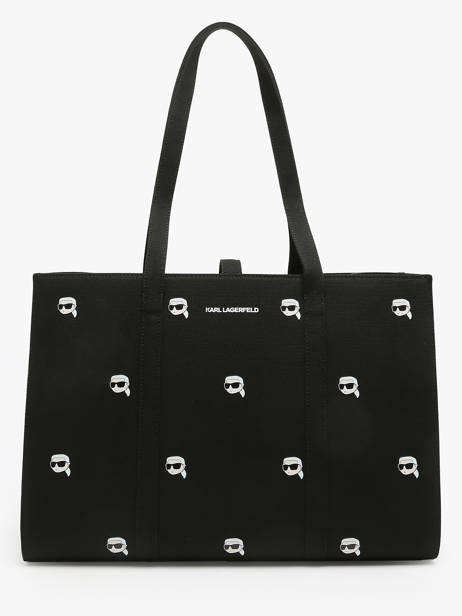 Shopping Bag K Ikonic 2.0 Cotton Karl lagerfeld Black k ikonic 2.0 241W3882