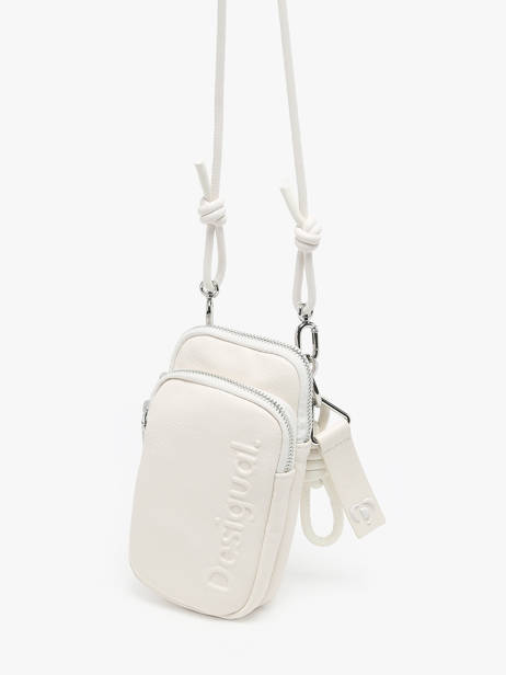 Crossbody Bag Half Logo Desigual White half logo 24SAYP31 other view 2