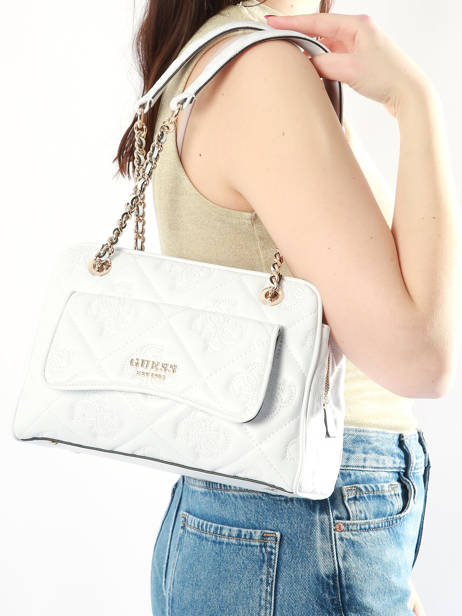 Shoulder Bag Marieke Guess White marieke QM922908 other view 1