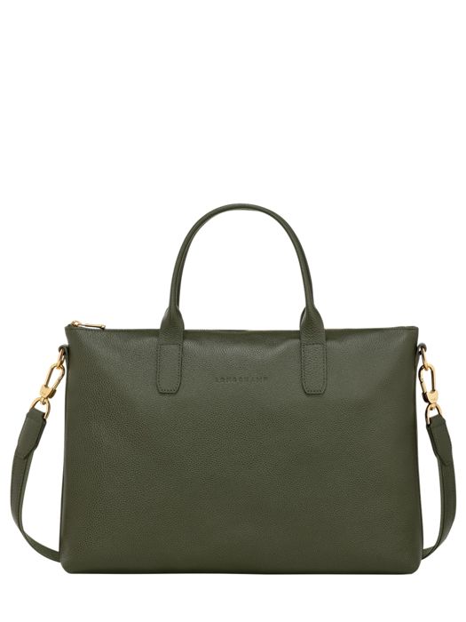 Longchamp Le foulonné Briefcase Green