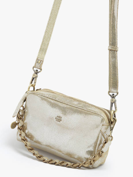 Shoulder Bag Vintage Leather Mila louise Gold vintage 23673LZ other view 2