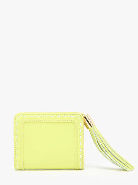 Compact Leather Premier Flirt Wallet Lancel Yellow premier flirt A12800 other view 3