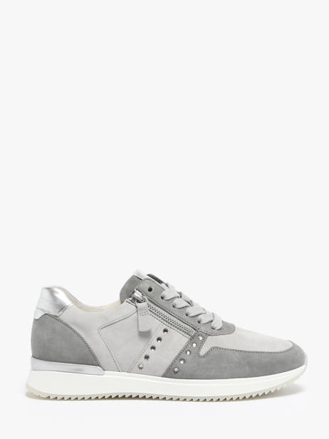 Sneakers En Cuir Gabor Gris women 19