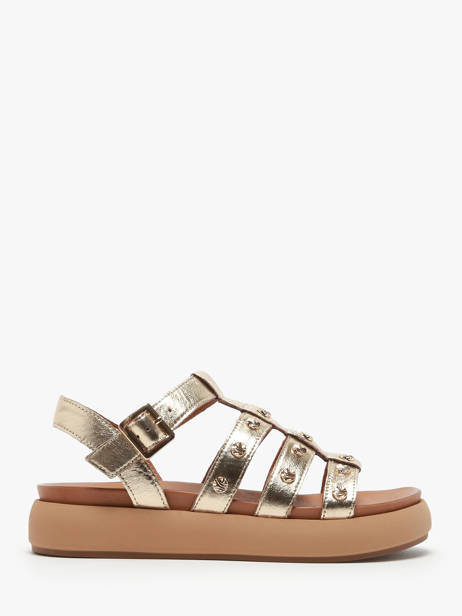 Sandals In Leather Inuovo Gold women A96020