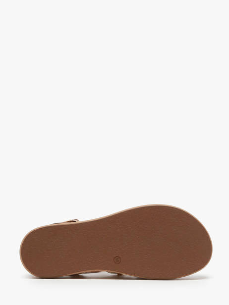 Sandals In Leather Inuovo Gold women A96020 other view 4