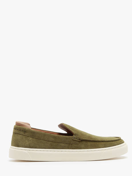 Chaussures Bateau En Cuir Tommy hilfiger Vert men 4985MSD