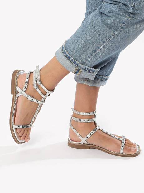 Coralie Sandals Les tropeziennes Silver women CORALIE other view 2