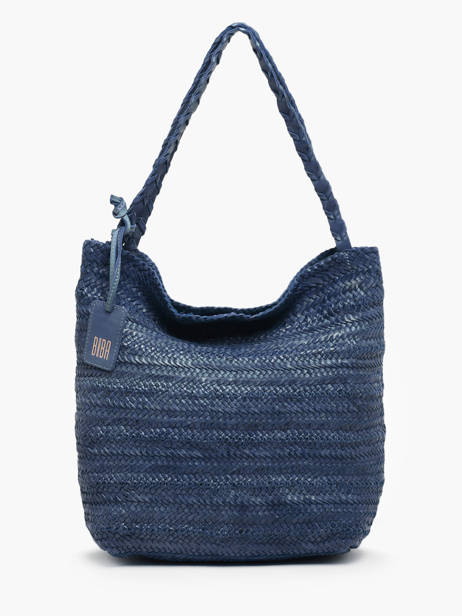 Sac Porté épaule Heritage Cuir Biba Bleu heritage RUB1L