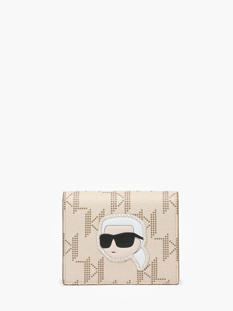 K/ikonik 2.0 Monogram Wallet Karl lagerfeld White k ikonic 2.0 240W3239