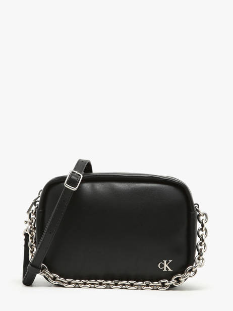 Sac Bandoulière Monochain Polyester Recyclé Calvin klein jeans Noir monochain K611949