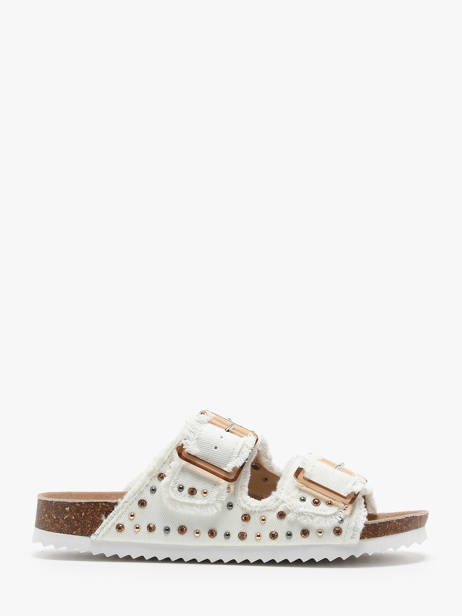 Slippers Fusbett Colors of california White women HCBIO406