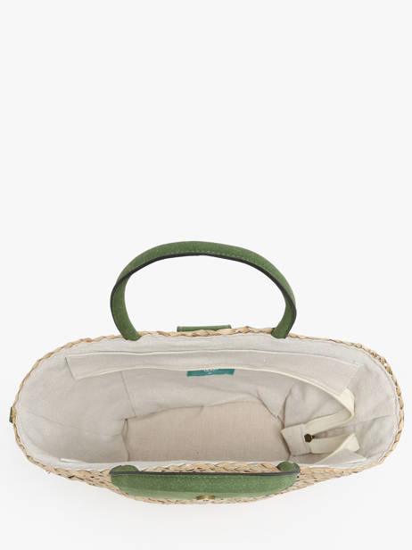 Satchel Panier Paper Le voyage en panier Green panier PM765 other view 3