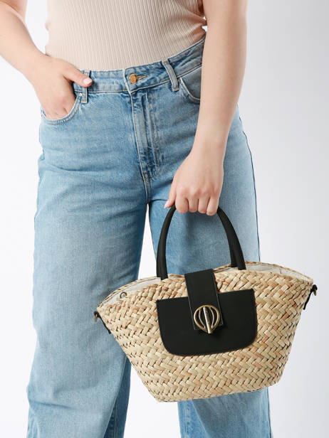 Satchel Panier Paper Le voyage en panier Black panier PM765 other view 1
