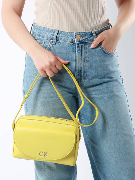 Sac Bandoulière Ck Daily Calvin klein jeans Jaune ck daily K611914 vue secondaire 1