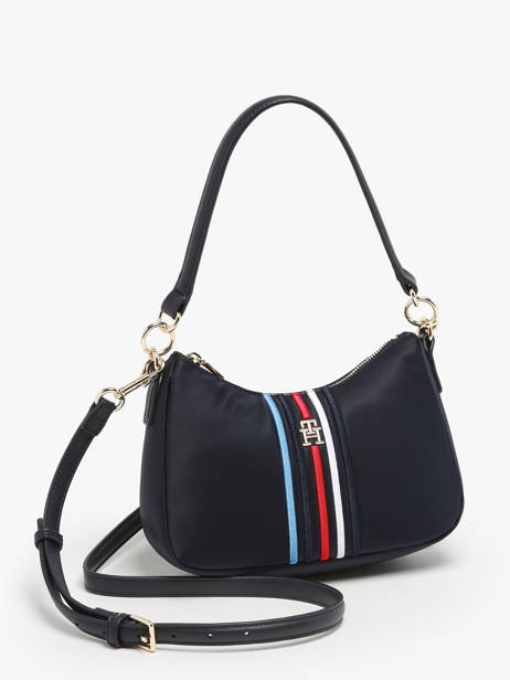 Shoulder Bag Poppy Nylon Tommy hilfiger Blue poppy AW16780 other view 2