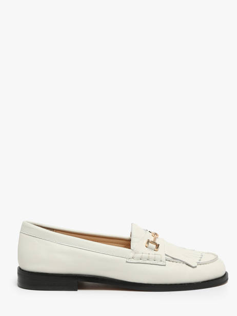 Moccasins In Leather Inuovo White women B01002