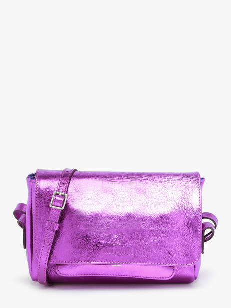 Sac Bandoulière Diane S Bonbon Cuir Paul marius Rose bonbon DIANSBON