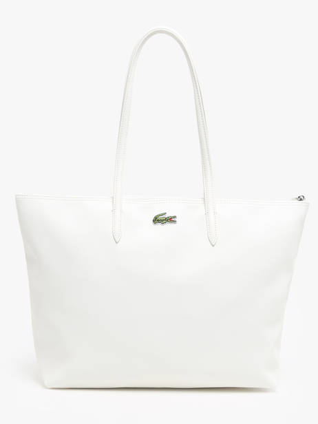 Shoulder Bag Large Heritage Print Croc Lacoste White large heritage print croc NF4550DI other view 4