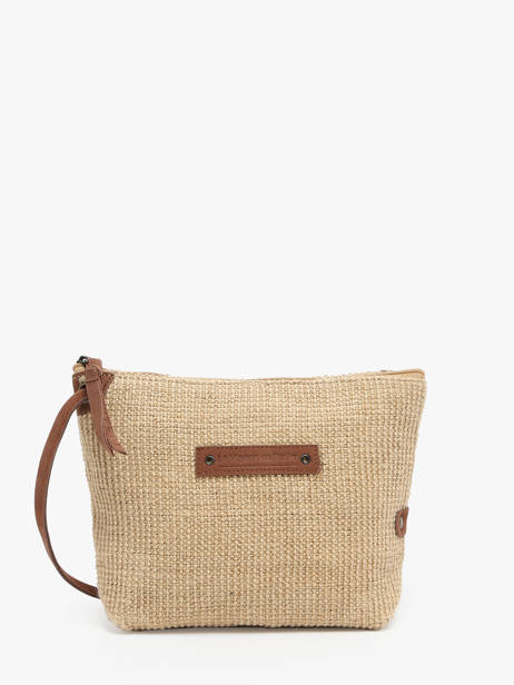 Sac Bandoulière Over The Rainbow Raphia Le voyage en panier Beige over the rainbow PM457