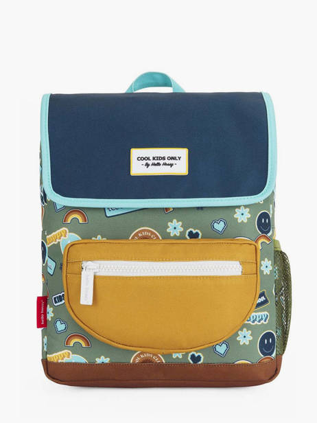 Backpack Hello hossy Green cool kids 5