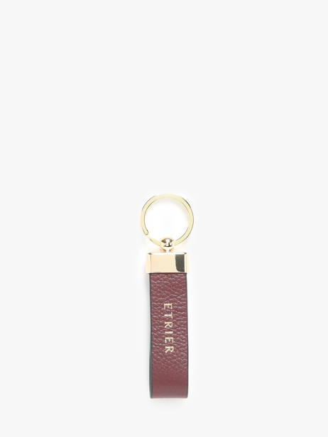 Keychain Tradition Leather Etrier Violet tradition ETRA403M