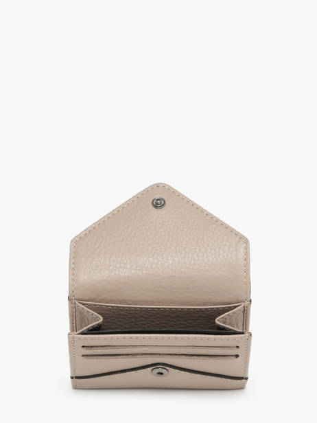 Coin Purse Leather Yves renard Beige enveloppe 29250 other view 1