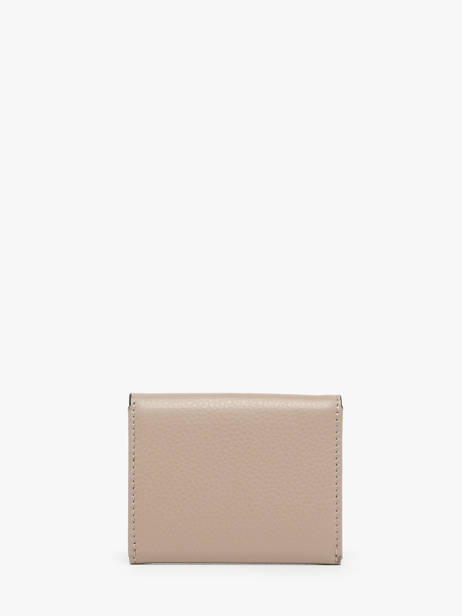 Coin Purse Leather Yves renard Beige enveloppe 29250 other view 2