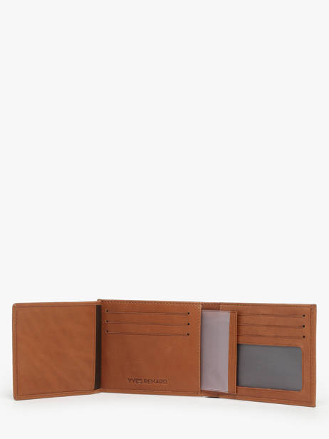 Leather Bovino Wallet Yves renard Brown bovino 1906 other view 2