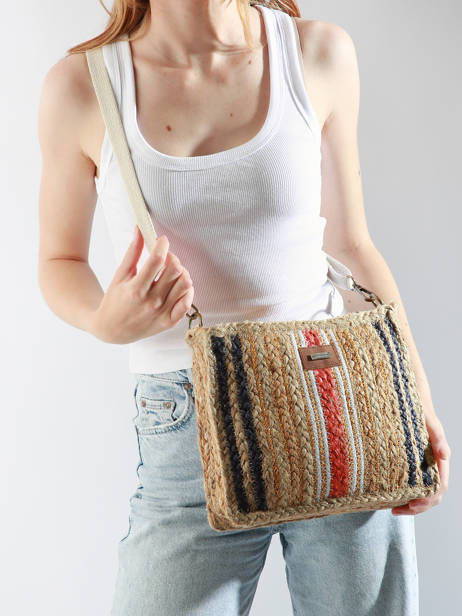 Shoulder Bag Comino Burlap Les tropeziennes Multicolor comino TZ02 other view 1