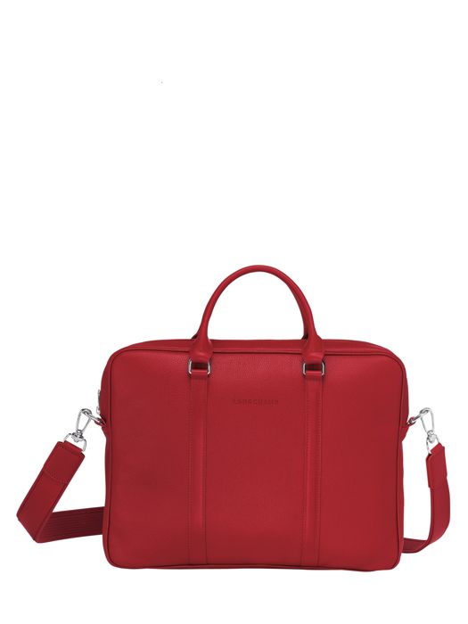 Longchamp Le foulonné Briefcase Red