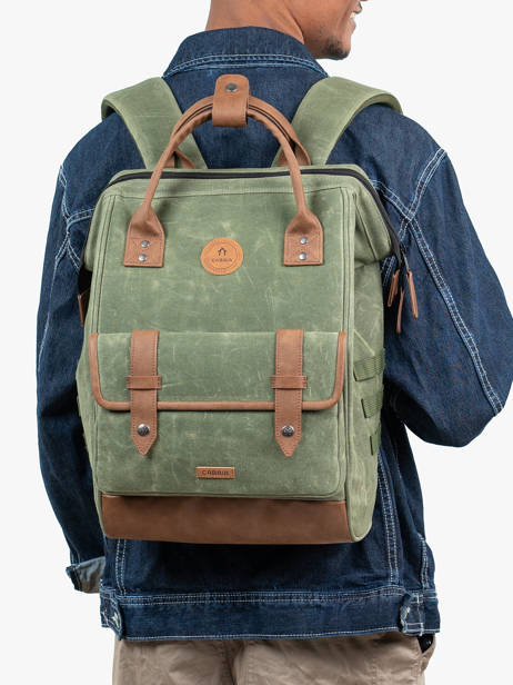 Customisable Backpack Adventurer Medium Cabaia Green adventurer BAGS other view 2