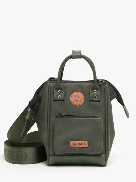 1 Compartment Messenger Bag Cabaia Green adventurer NANOBAG