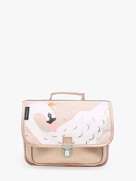 Cartable 1 Compartiment Caramel et cie Rose boheme FI