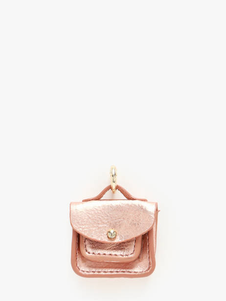 Leather La Breloque Bag Charm Paul marius Gold breloque BRELOGEO