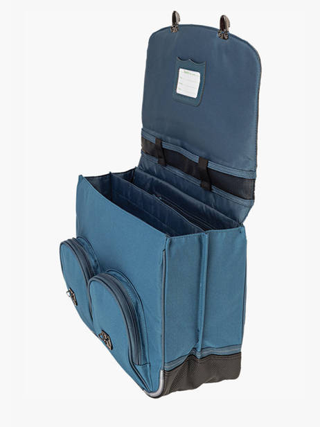 Cartable 2 Compartiments Tann's Bleu les fantaisies g 44196 vue secondaire 2