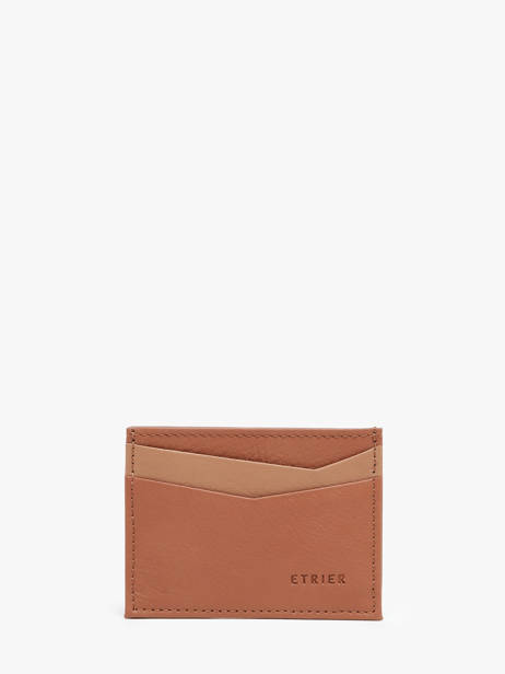 Card Holder Cadence Leather Etrier Brown cadence ECAD5014