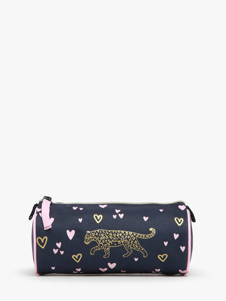 Trousse 1 Compartiment Milky kiss Bleu heart of gold 4419