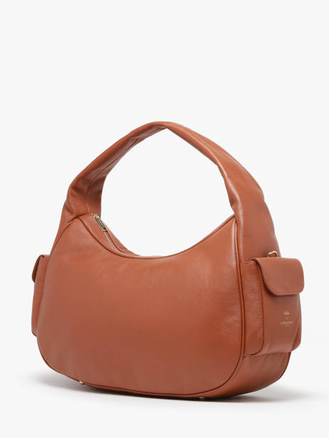 Large Leather Julia X Lancaster Tote Bag Lancaster Beige julia 110 other view 2