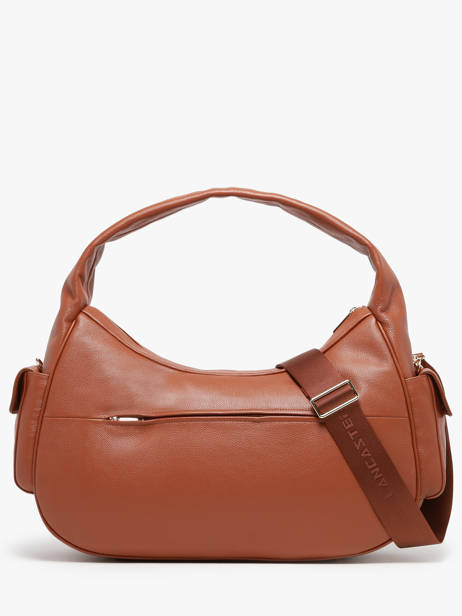 Large Leather Julia X Lancaster Tote Bag Lancaster Beige julia 110 other view 4