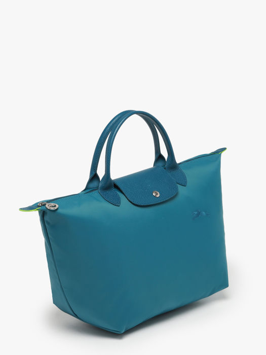 Longchamp Le pliage green Sacs porté main Bleu