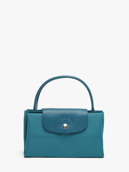 Longchamp Le pliage green Sacs porté main Bleu