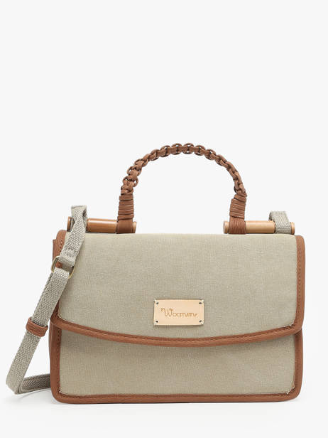 Shoulder Bag Laelia Cotton Woomen Beige laelia WLAE03