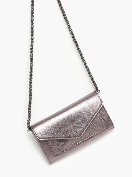 Wallet Etincelle Irisée Leather Etrier Silver etincelle irisee EETI5008 other view 3