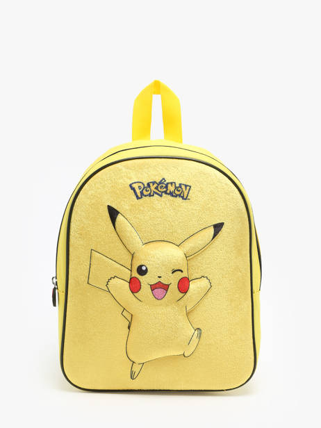 Sac à Dos 1 Compartiment Pokemon Jaune energie electrique 24HK201E