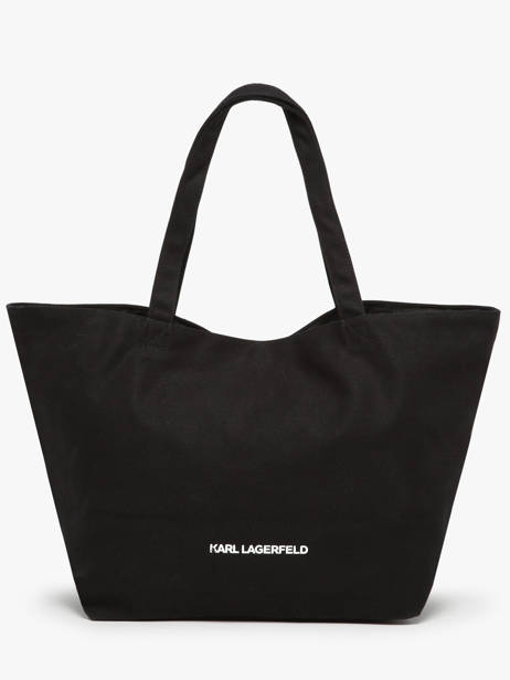 Shopping Bag K Ikonic 2.0 Cotton Karl lagerfeld Black k ikonic 2.0 245W3850 other view 4