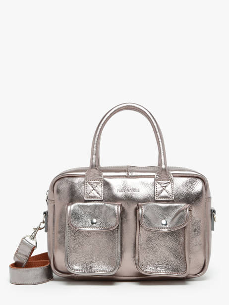 Sac Bandoulière Vintage Cuir Paul marius Argent vintage LEDANDYS