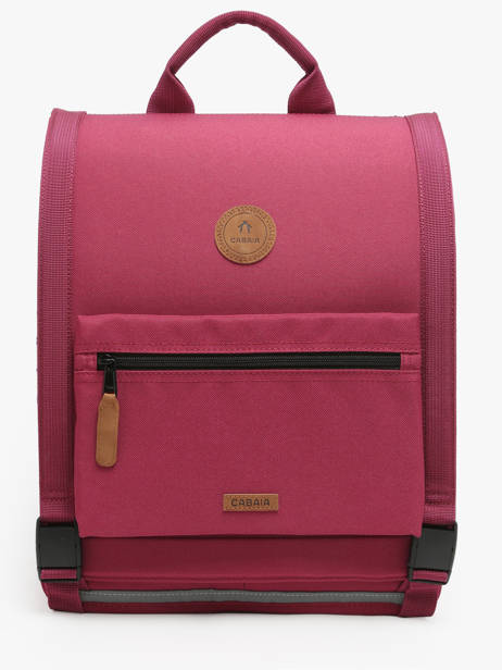 2-compartment Backpack Cabaia Red school M other view 2
